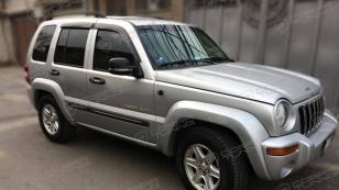 Дефлекторы окон (ветровики) Jeep Liberty 2007/Patriot 2007 EuroStandard (Джип Либерти) Кобра Тюнинг